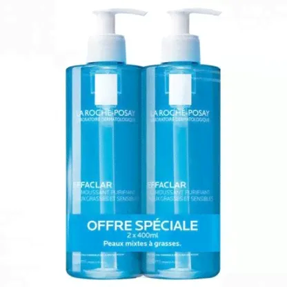 LA ROCHE-POSAY GEL MOUSSANT PURIFIANT 2X 400 ML-0