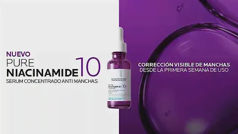 Nuevo Pure Niacinamide 10: corrige visiblemente las manchas desde la primera semana de uso.